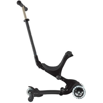 Самокат Globber Go Up Deluxe Lights 5 в 1 колеса з підсвіткою Чорний (646-720-2) | Зображення 1