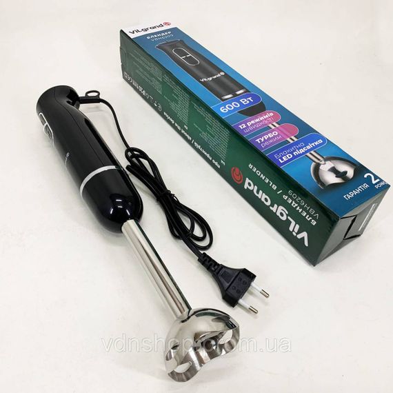 Занурювальний блендер для подрібнення продуктів вдома ViLgrand, Блендер із гострими сталевими лезами VQ-21 | Зображення 3