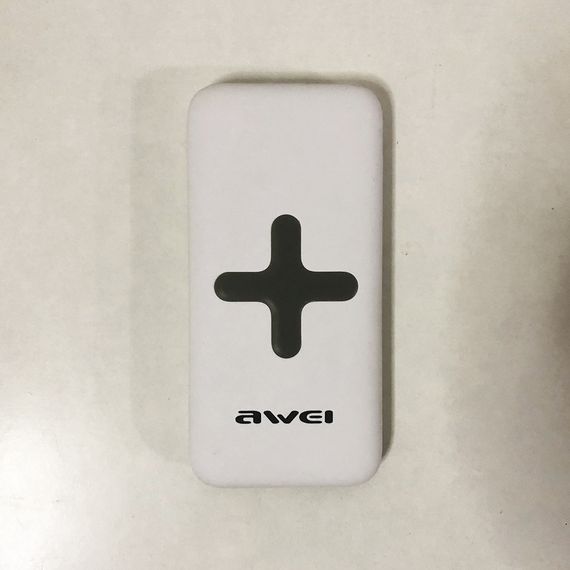 Power Bank AWEI P98K (Бездротова зарядка) 8000 mAh. JY-722 Колір білий | Зображення 6