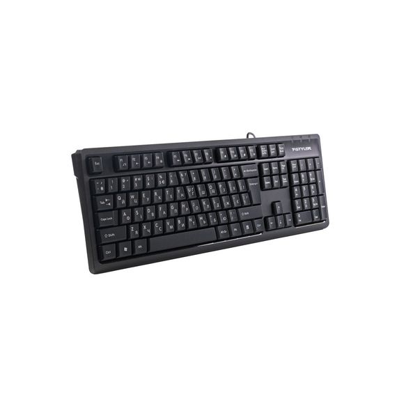 Клавіатура A4Tech FKS12 USB UA Black (4711421003155) | Зображення 1