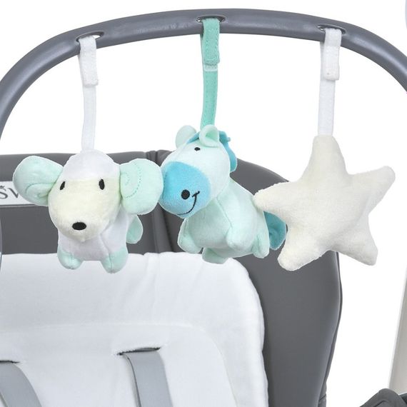 Стільчик-гойдалка для годування SWAN ME 1087-G Dark Gray | Зображення 3