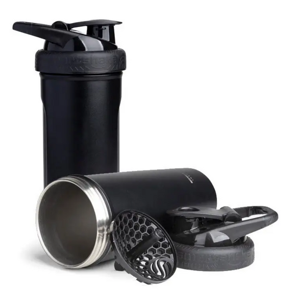 Шейкер спортивний SmartShake металевий Insulated Steel 750 мл Black (11152001)