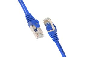 Патч-корд 2E Cat 5e,UTP,RJ45, 26AWG ,7/0.16 CCA, 0.20m, PVC,,Blue (2E-PC5ECA-020BL)