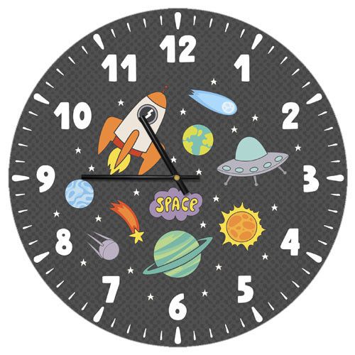 Годинники настінні круглі Space 36 см (CHR_P_20A010)