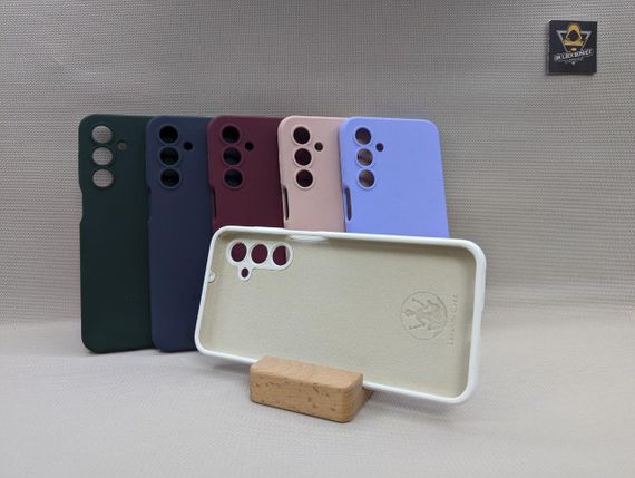 Samsung A16 | Протиударний чохол з логотипом | Soft Touch | білий | Зображення 3