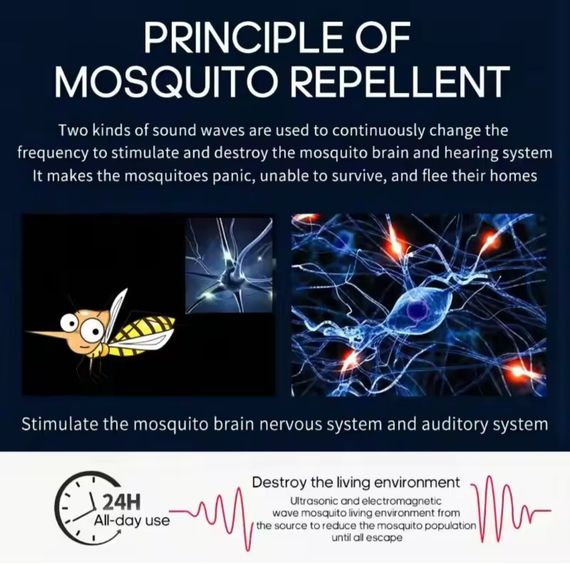 Ультразвуковий репелент для щурів, мишей, тарганів, шкідників, гризунів | Зображення 8