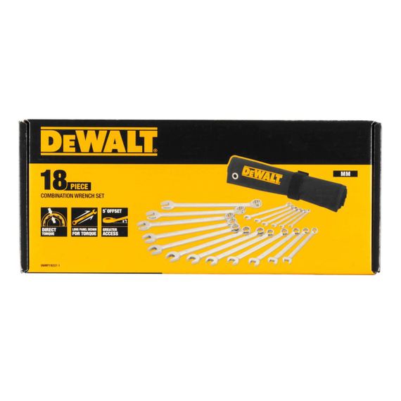 Набор ключей комбинированных, 18 штук DeWALT DWMT19237-1 | Зображення 1
