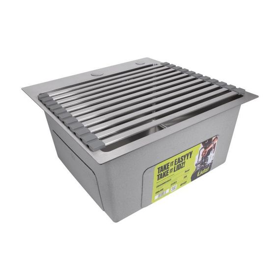Сушарка на кухонну мийку Lidz Acsis LA13 Gray, плоска основа, для посуду 430х300 мм LDACSLA13GRA49767 | Зображення 4