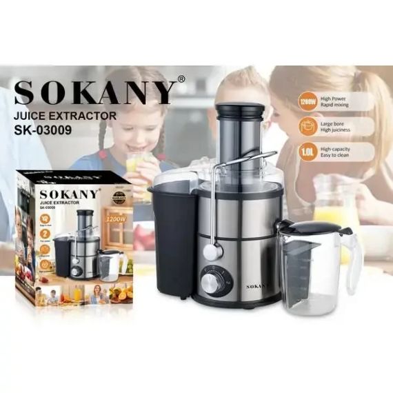 Соковитискач Sokany SK-630 1200 Вт SK-03009 | Зображення 2