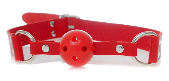 Кляп Fetish Boss Series - Ball Gag rubber Red 2, BS6100034 Sex Aura | Зображення 2