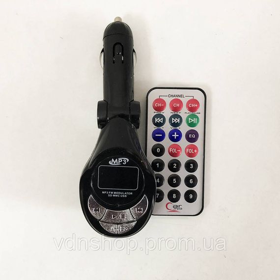 Автомобильный модулятор FM трансмиттер, FM модулятор с bluetooth Фм трансмиттер VL-43 | Зображення 1