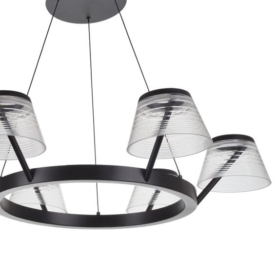 Люстра лофт подвесная LED 48W WW BK (BL-853S/4) | Зображення 1