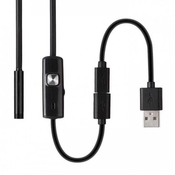 Usb камера эндоскоп, Usb эндоскоп для андроид, Автомобильный эндоскоп с поворотной камерой | Зображення 5