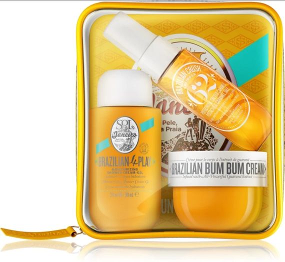 Подарочный набор Sol de Janeiro Jet Set Bum Bum Summer (спрей, крем для душа, крем)
