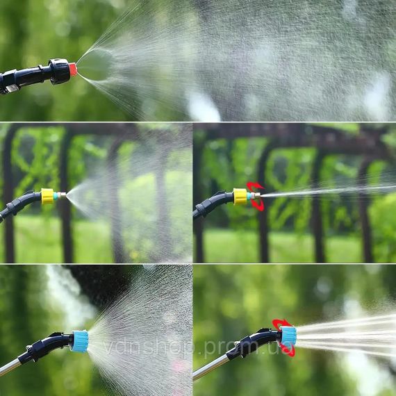 Универсальный портативный электрический опрыскиватель с телескопической палочкой 5л | Зображення 2