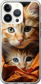 Чохол на iPhone 13 Pro Котики 2 із силікону FCh_008301