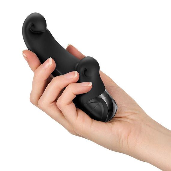 Вибратор-кролик Fun Factory OCEAN Black, для клитора и точки G, 6 режимов, на батарейках Sex Aura | Зображення 1