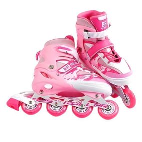 Ролики з переднім колесом 38-42р устілка 24,5-26,5см колеса PU d 7см 62870-L Best Roller Рожеві