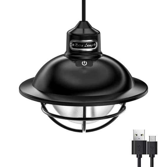 Аккумуляторный ретро LED-фонарь SSP-10 для кемпинга с USB-зарядкой, диммированием и регулировкой цвета света до 1000Lm | Зображення 2