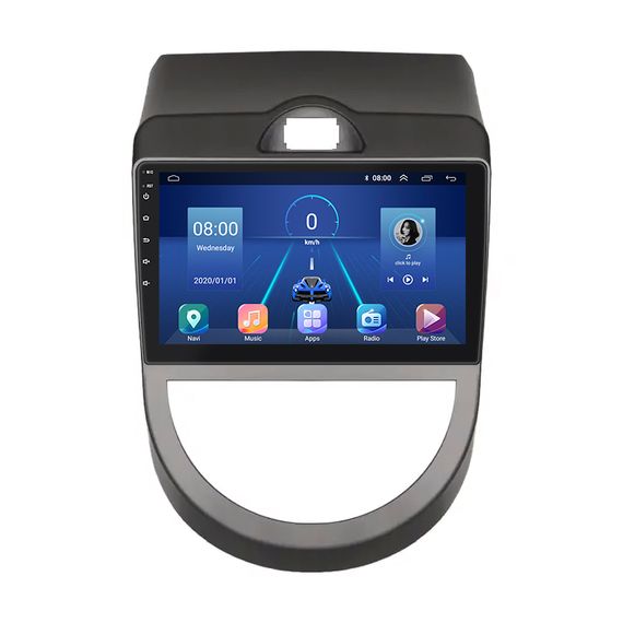 Штатна магнітола Lesko для Kia Soul I 2008-2011 екран 9" 6/128Gb 4G Wi-Fi GPS Top Киа Соул