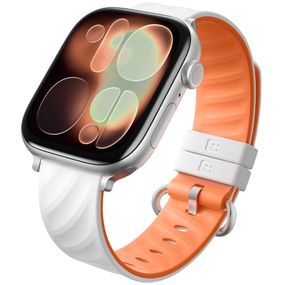 Ремінець BlueO Lollipop Silicone для Apple Watch 42(ser.1-3)/44/45/46/49mm White Orange