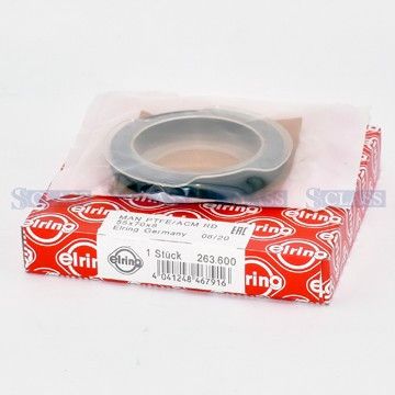 Сальник коленвала передний Audi A4/A5/A6/A7/A8/Q5/Q7 / VW Touareg 2.7-6.0 TDI 03-, Elring, 263.600,