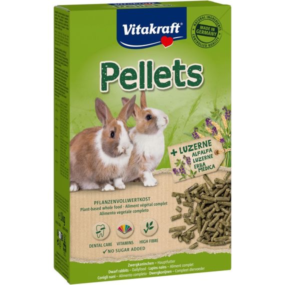 Корм для кроликов Vitakraft Pellets, 1 кг
