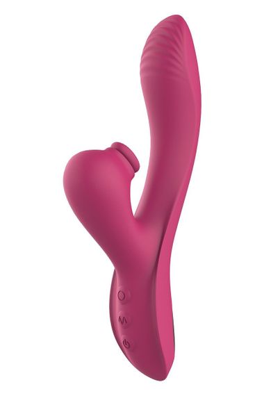 Вібратор кролик подвійний стимуляції Dream Toys Dual G-Spot Vibe Essentials, рожевий Sex Aura | Зображення 2