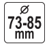 Ключ съемник масляного фильтра 73-85 мм VOREL-57612 | Зображення 3