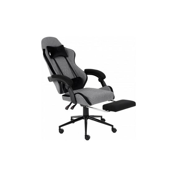 Крісло ігрове GT Racer X-2324 Gray/Black (X-2324 Fabric Gray/Black Suede) | Зображення 4