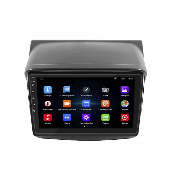 Штатная магнитола 9" Lesko для Mitsubishi Challenger II Рестайлинг 2013-2015 1/16Gb/ Wi-Fi Optima Митцубиси | Зображення 1