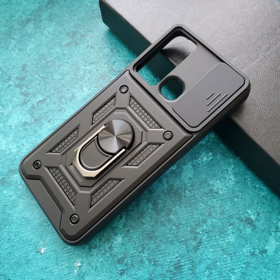 Чохол Defender з захистом камери для Infinix Hot 20i колір Чоний