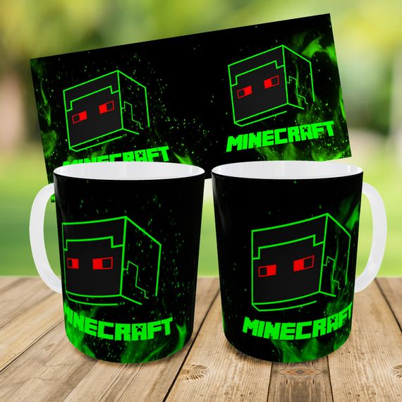 Набір: дитяча сумка-бананка+кружка Майнкрафт Кріпер «Minecraft» 32х15см, бананка для хлопчика через плече на подарунок (00880) | Зображення 2