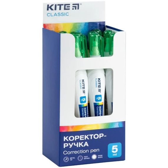 Коректор-ручка Classic Kite K-013 5 мл Різнокольоровий shop (4063276208347) | Зображення 1