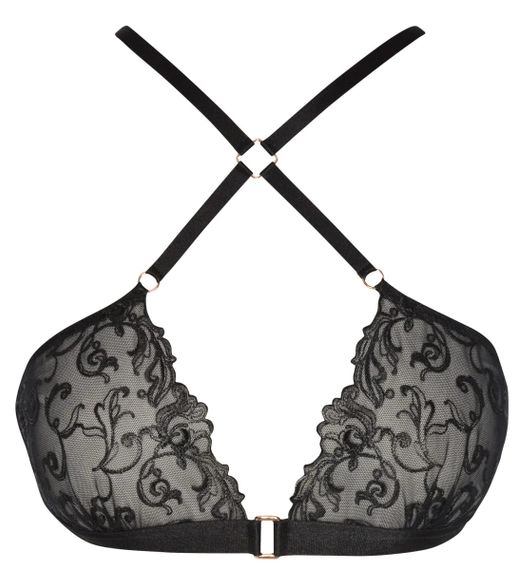Мереживне бра Bracli Vienna Crossed Bra, Чорний, Plus, PLUS, Великі розміри | Зображення 2