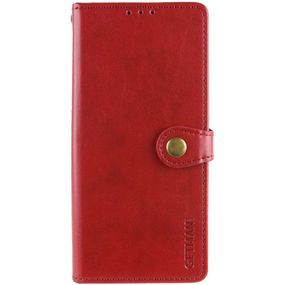 Кожаный чехол-книжка GETMAN Gallant (PU) для TECNO Spark Go 1 (KL4) Красный
