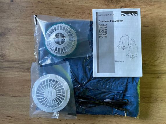 Куртка акумуляторна з вентиляцією Makita DFJ304Z2XL (LXT, CXT, без акумуляторів та зарядного пристрою) | Зображення 4