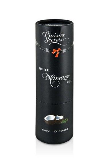 Масажна олія Plaisirs Secrets Coconut (59 мл) з афродизіаками, їстівна, подарункова упаковка sexstyle | Зображення 2