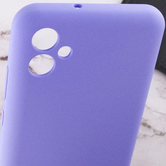 Чохол Silicone Cover Lakshmi Full Camera (AAA) для Samsung Galaxy A05 Бузковий / Dasheen | Зображення 5