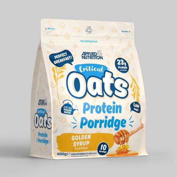 Протеиновая каша Applied Nutrition Critical Oats Protein Porridge 600 г, Golden syrup