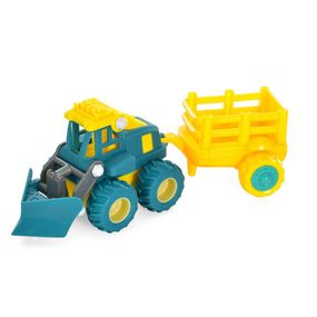 Дитяча машинка інерційна "Будівельна" 2018-55 з причепом  Вид 3