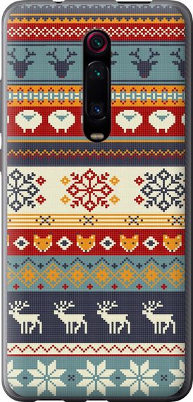 Чехол на Xiaomi Redmi K20 Рождественский орнамент "3303u-1817-17620"