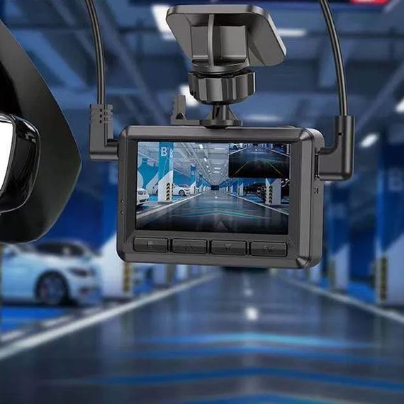 Відеореєстратор Hoco DV3 Black | Зображення 2