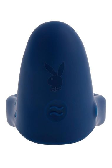 Эрекционное виброкольцо Evolved Playboy синее, 7.8 см sexstyle | Зображення 1