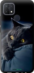 Чохол на Oppo A15 Димчастий кіт "825b-2119-2448"