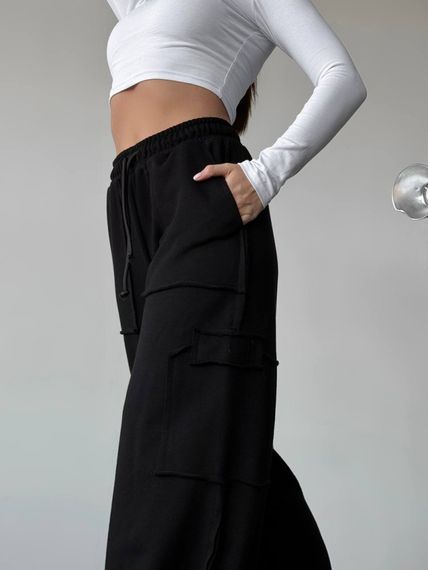 Штани-кльош Reload - Forte, чорний | Зображення 1