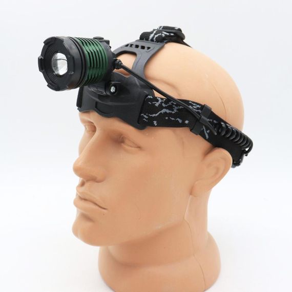 Ліхтар налобний акумуляторний з зумом, Bailong BL-2188B-T6, от USB / Ліхтарик із кріпленням на голову | Зображення 4