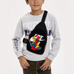 Сумка через плече дитяча Людина-павук 29х17 см сумка слінг для хлопчика (02268)