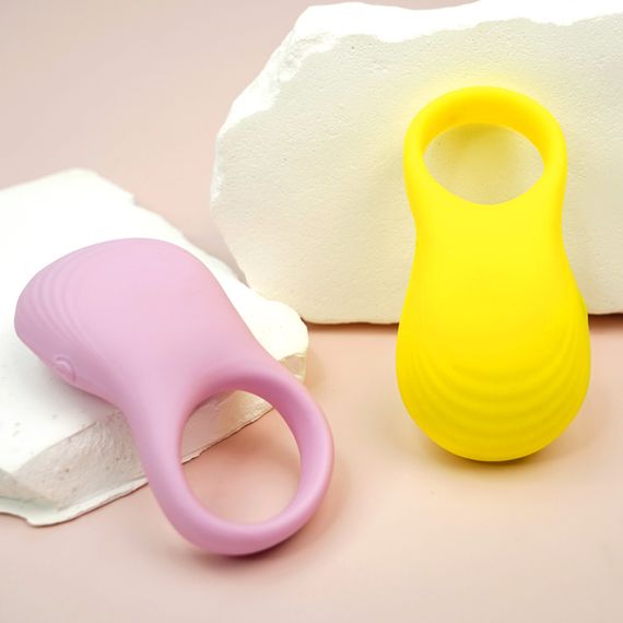 Ерекційне віброкільце Sweet Em з пультом, рожевий, 8.5 х 4.5 см Sex Aura | Зображення 1