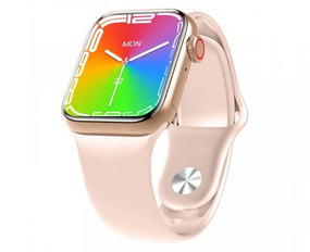 золотые Смарт-часы Smart Watch GS7 MINI 41 мм, Фитнес часы с тонометром и пульсоксиметром